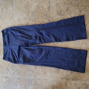 Duluth Noga Stretch Pants, Flared Yoga Pants, Size M, Blue